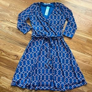 41Hawthorn Renesme Jersey Faux Wrap Dress Size Small